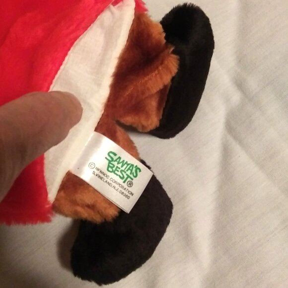 Rudolph The Red Nose Reindeer Hand Puppet by Santa's Best - Picture 4 of 4